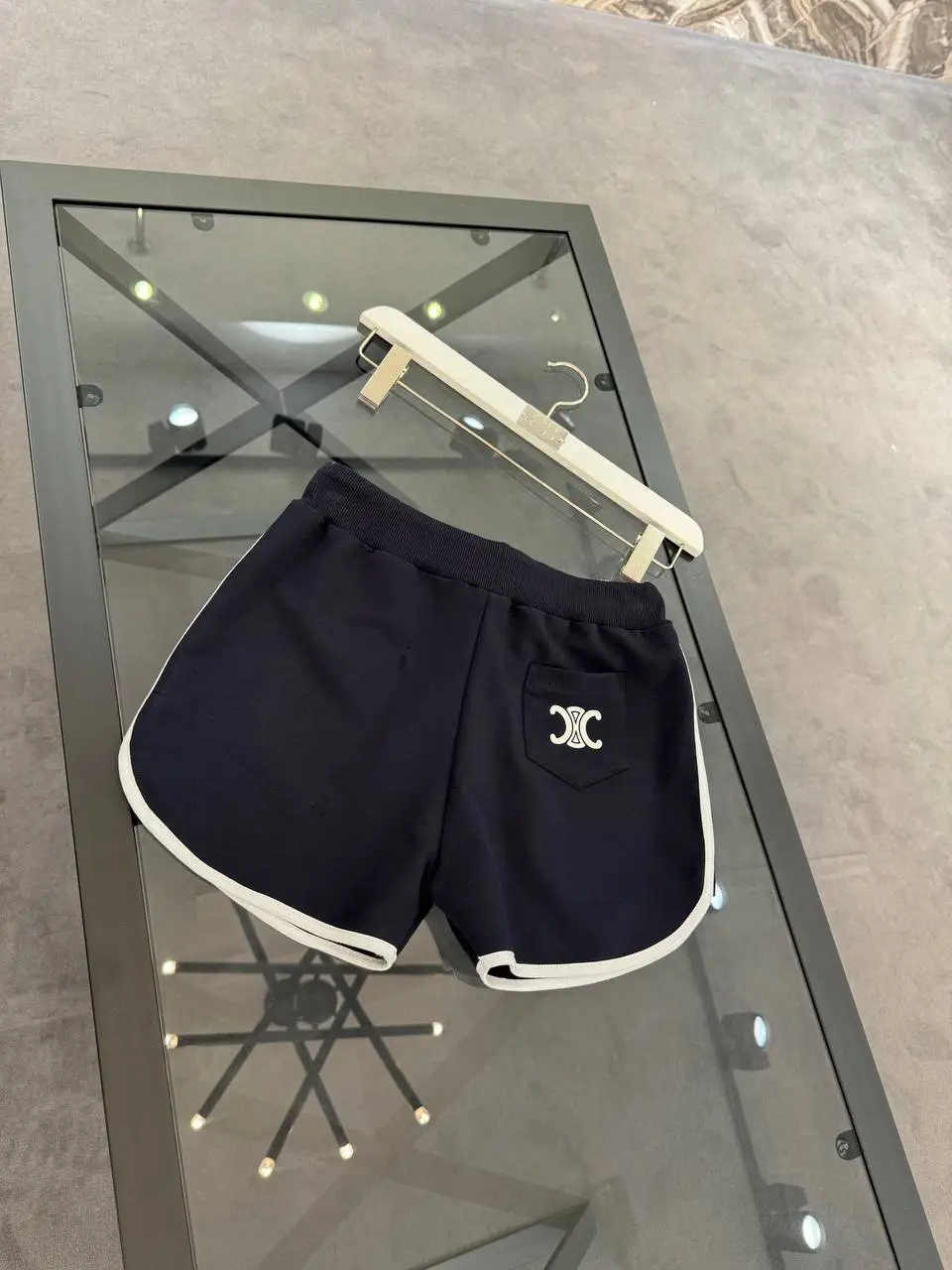 Celine Lacivert Mini Şort