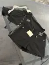 MiuMiu Siyah Gömlek Şort Takım