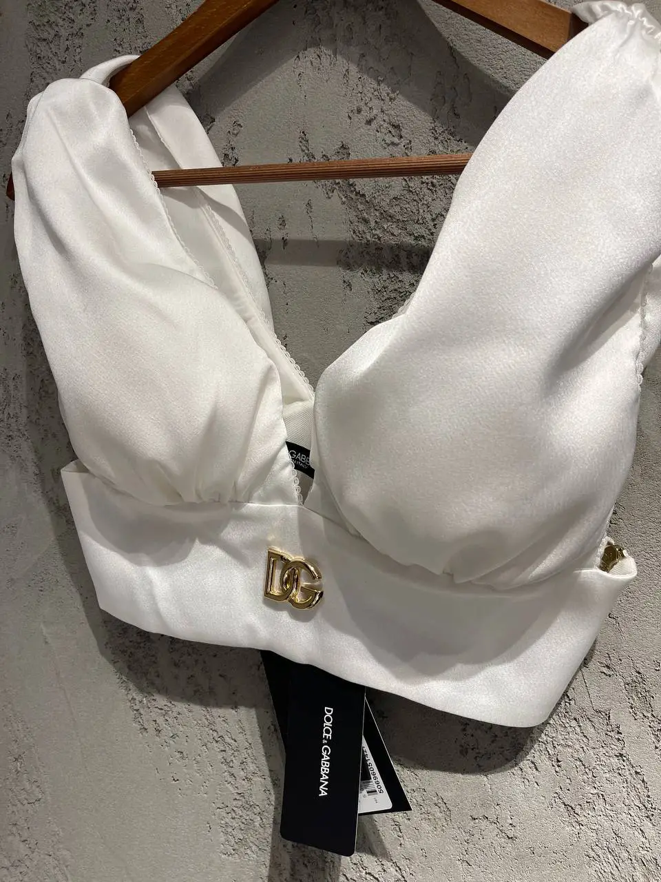 Dolce Gabbana Gold Logo Crop