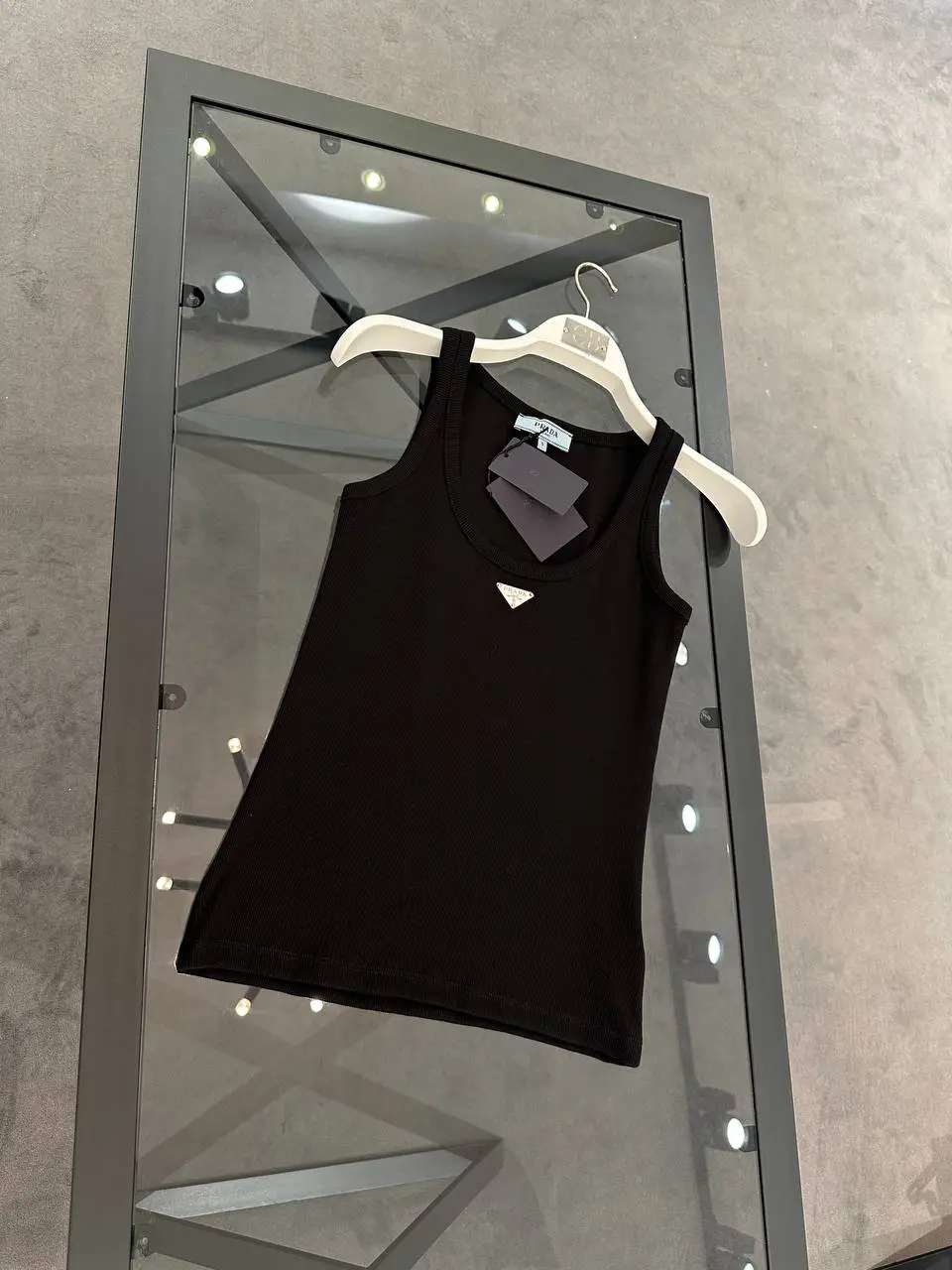 Prada Siyah Logo Detaylı Atlet