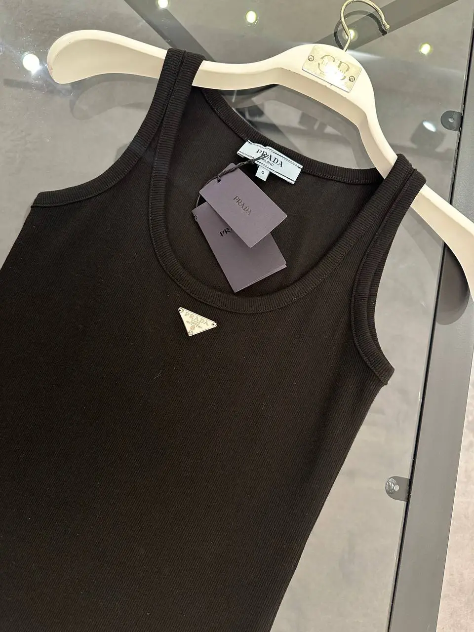 Prada Siyah Logo Detaylı Atlet