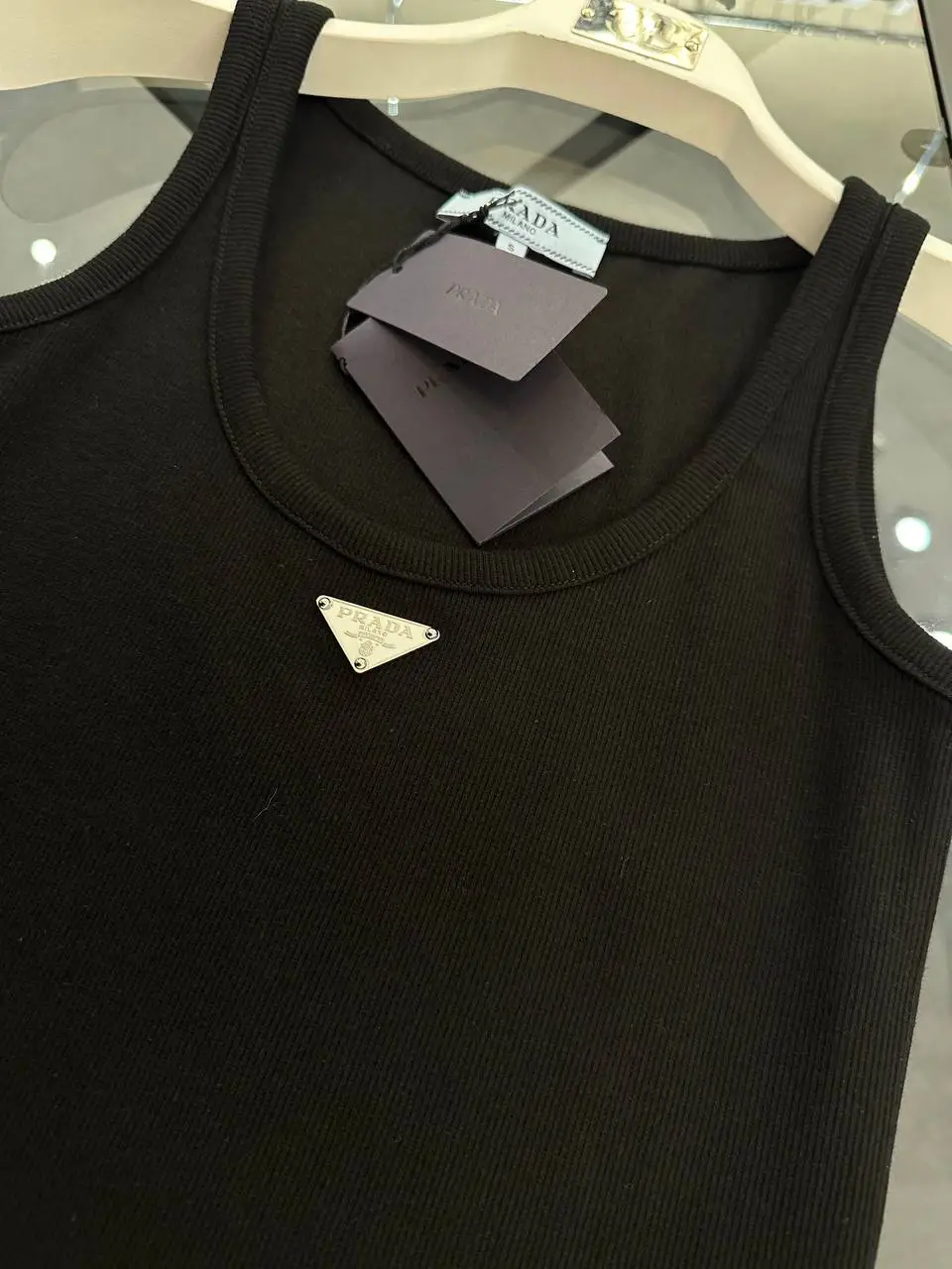 Prada Siyah Logo Detaylı Atlet