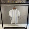 Hermes Beyaz Mavi Şeritli Tişört