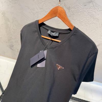 Prada Siyah V Yaka Tişört