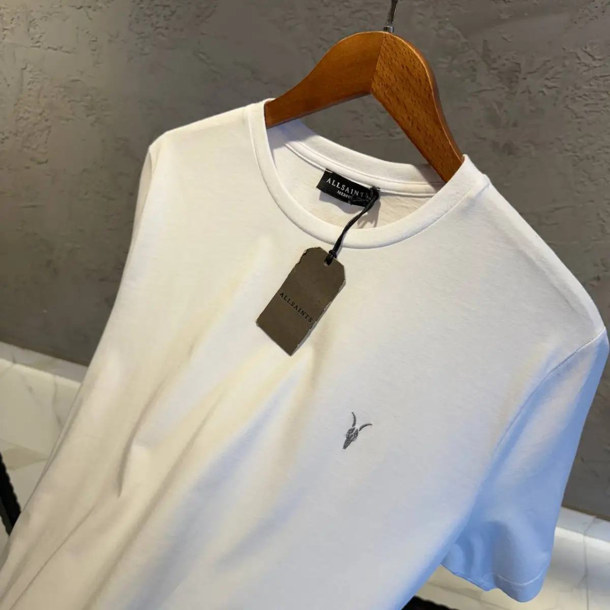 Saint Lauren Beyaz Tişört