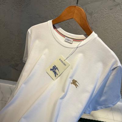Burberry Beyaz Logo Detaylı Tişört