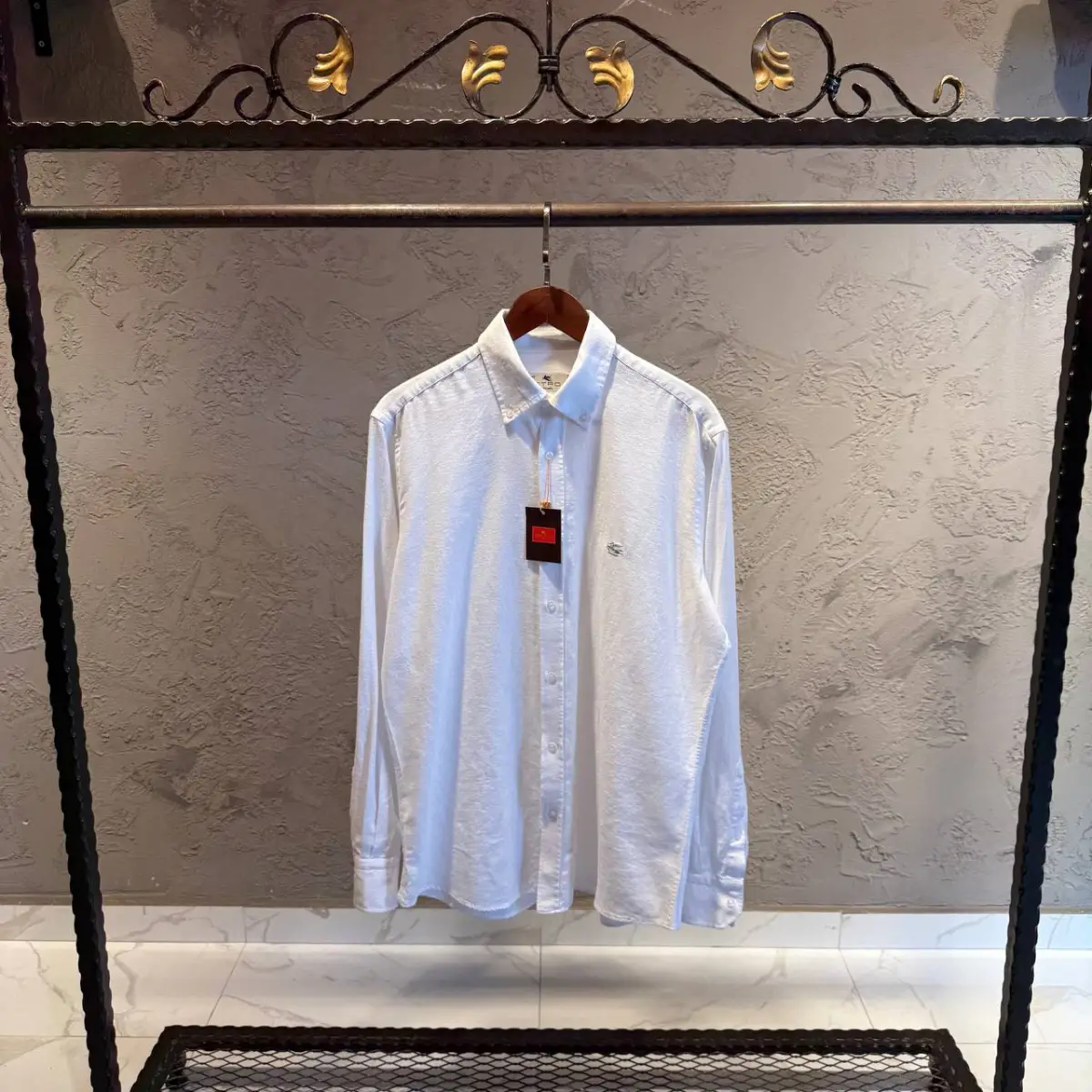 Etro Beyaz Keten Gömlek