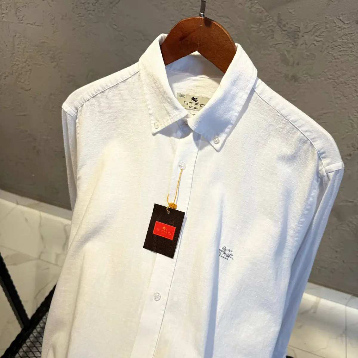 Etro Beyaz Keten Gömlek