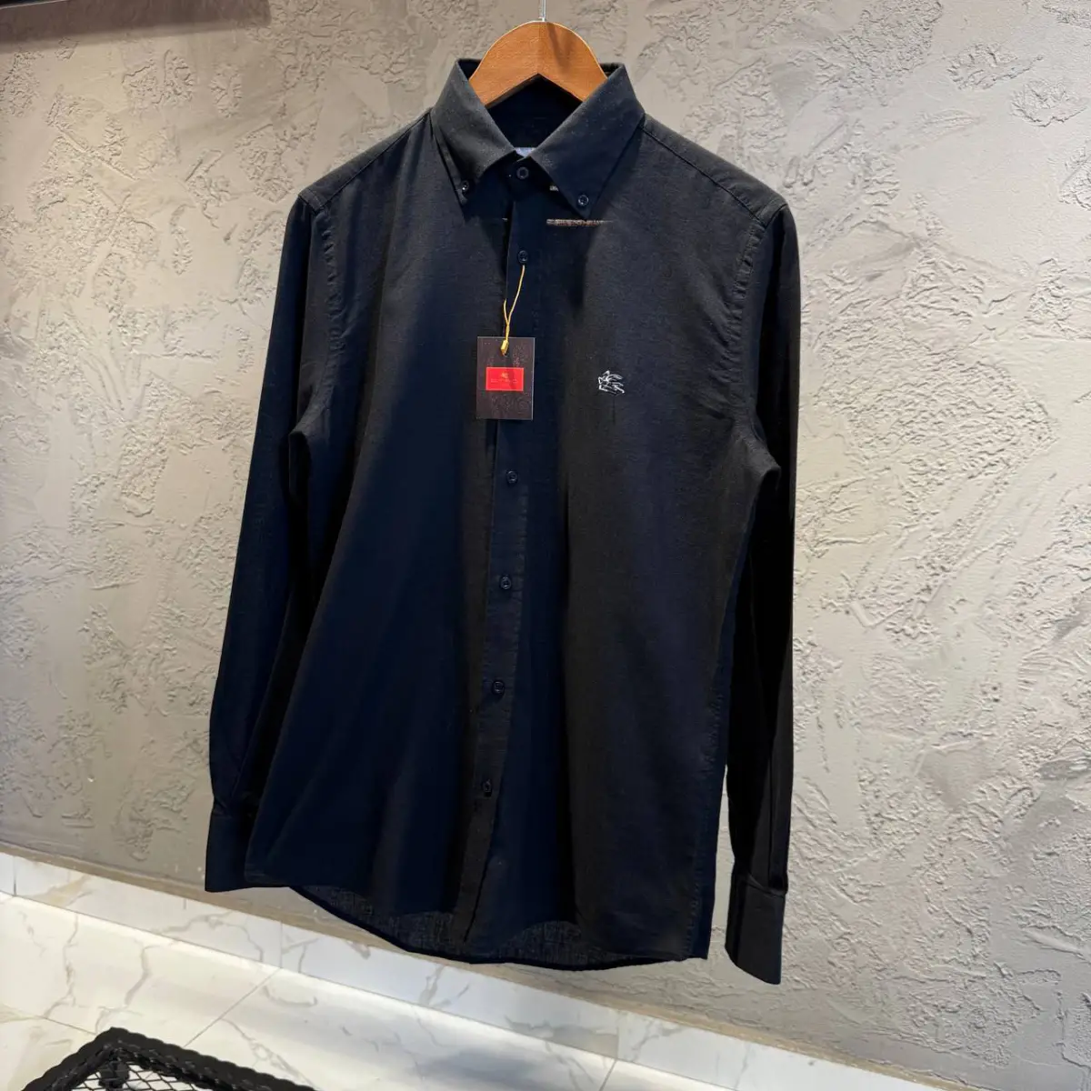 Etro Siyah Keten Gömlek