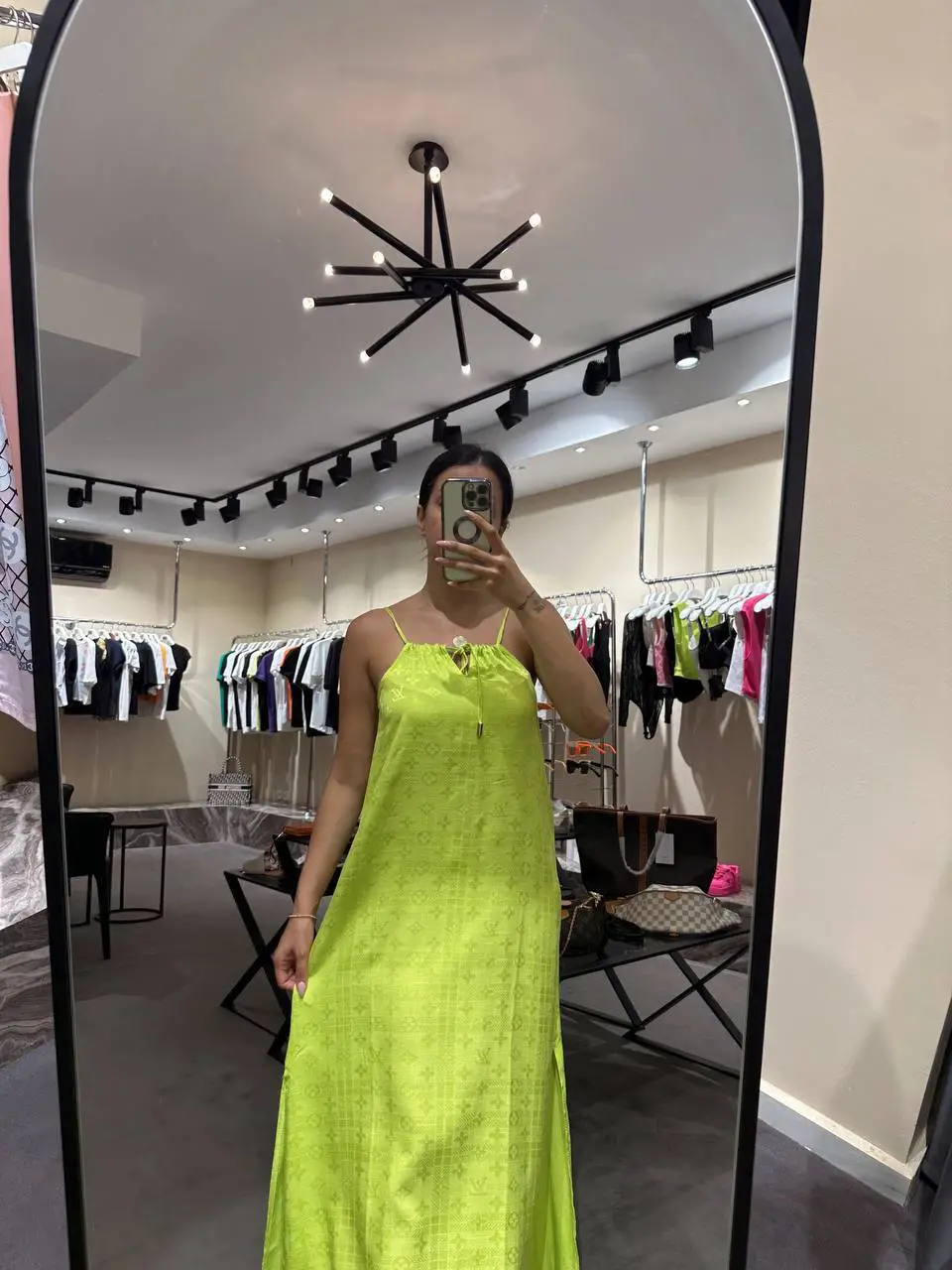 Louis Vuitton Yeşil Tunik Elbise