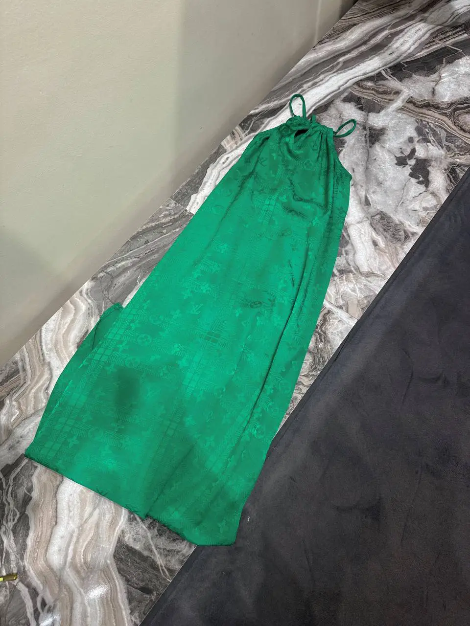 Louis Vuitton Koyu Yeşil Tunik Elbise