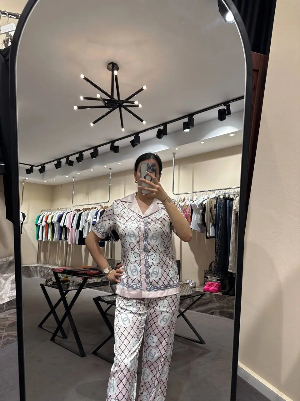 Channel Pudra Saten İkili Takım