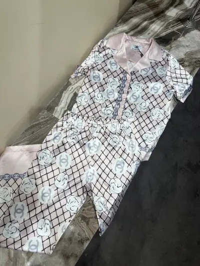 Channel Pudra Saten İkili Takım