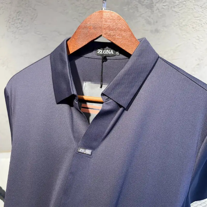 Zegna Lacivert İthal Gömlek Tişört