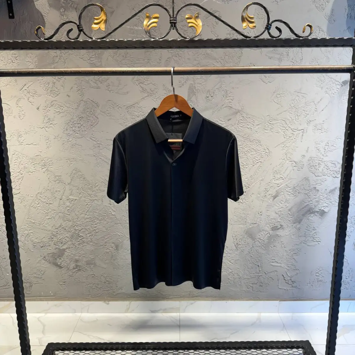 Zegna Siyah İthal Gömlek Tişört