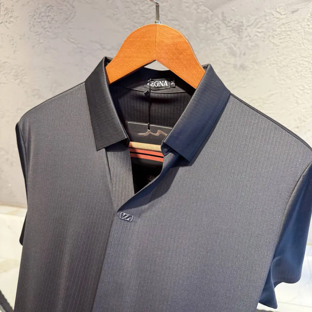 Zegna Siyah İthal Gömlek Tişört