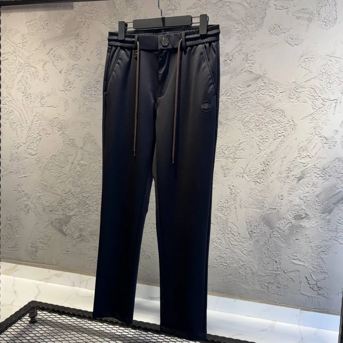 Zegna Siyah Bağlamalı İthal Jogger