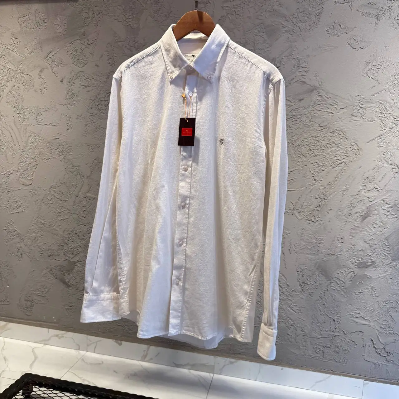 Etro Krem Keten Gömlek