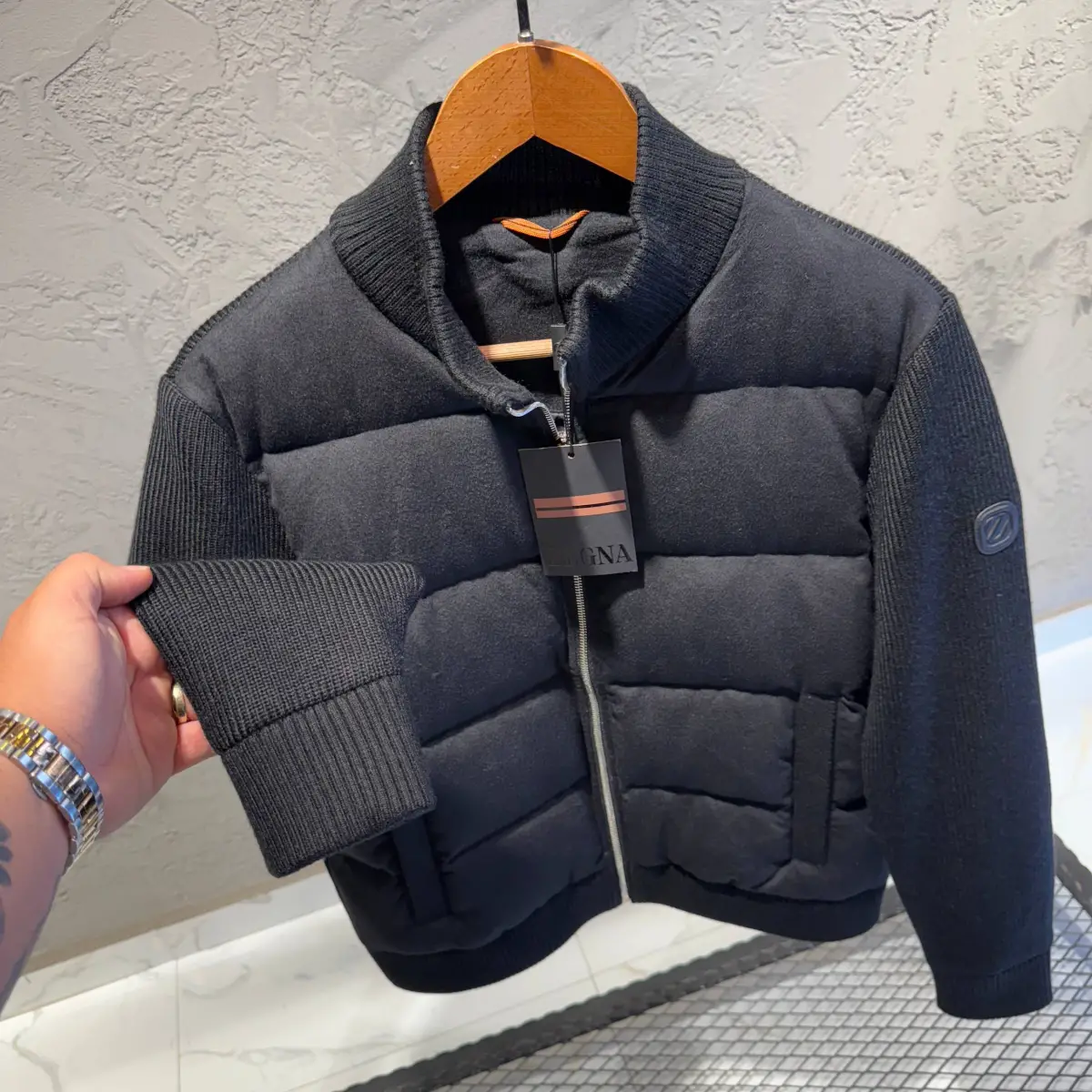 Zegna Örme Kumaş Ceket