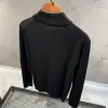 Zegna Siyah Fermuar Detaylı Kazak
