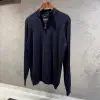 Zegna Siyah Fermuar Detaylı Kazak