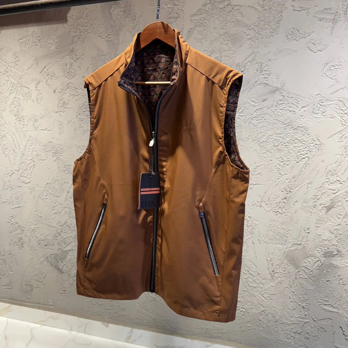 Zegna Çift Taraflı Kahverengi Ceket