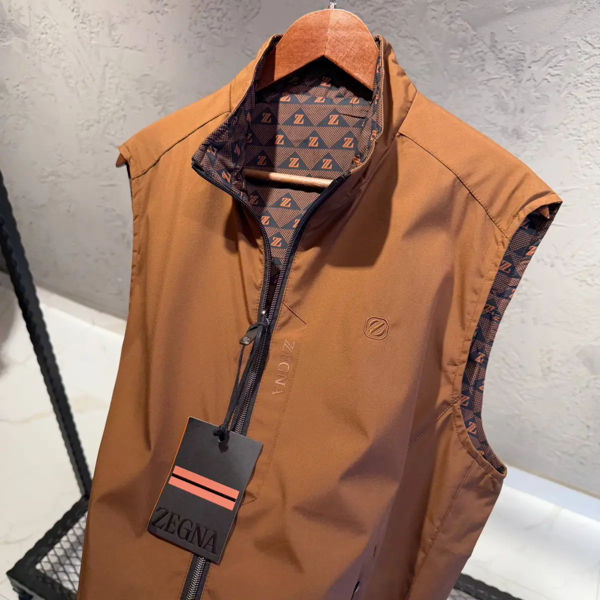 Zegna Çift Taraflı Kahverengi Ceket