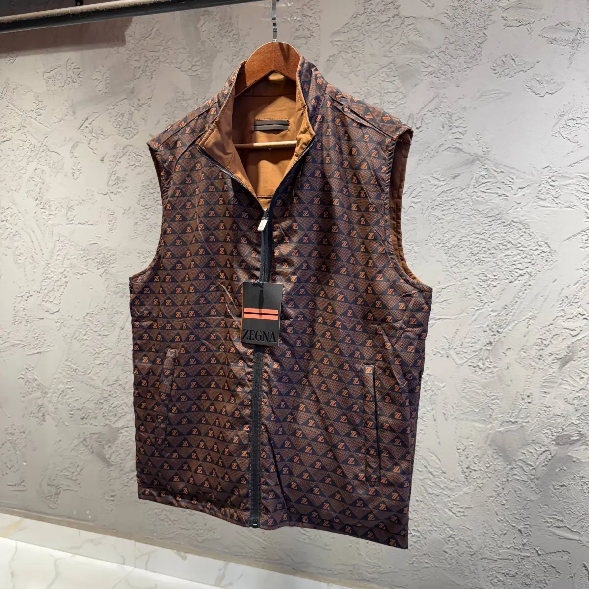 Zegna Çift Taraflı Kahverengi Ceket