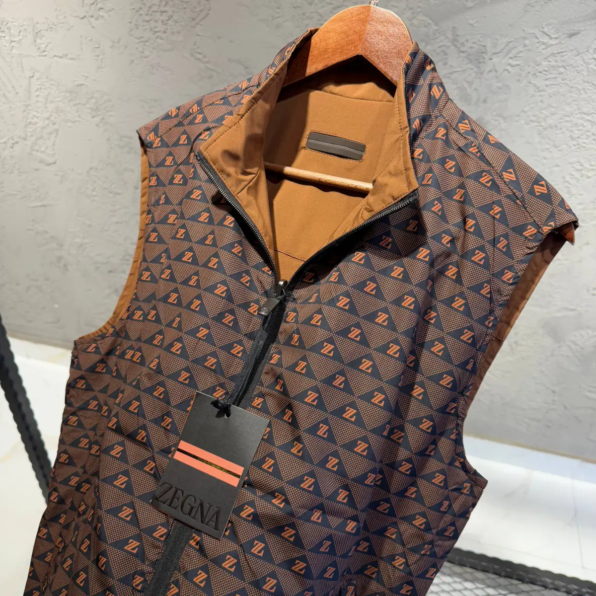 Zegna Çift Taraflı Kahverengi Ceket