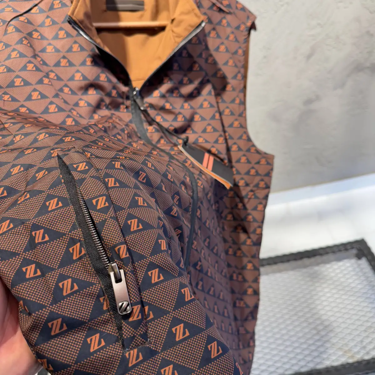 Zegna Çift Taraflı Kahverengi Ceket