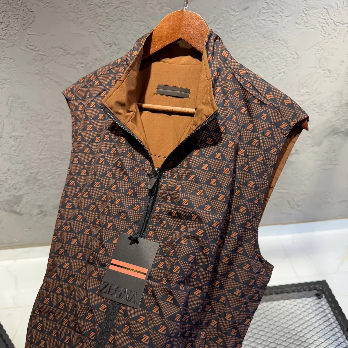 Zegna Çift Taraflı Kahverengi Ceket