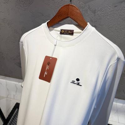 Loro Piana Beyaz İthal İnce SweatShirt