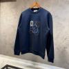 Hermes Lacivert Deri Logo Detaylı Sweatshirt
