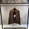 Prada Logo Detaylı Kahverengi Ceket