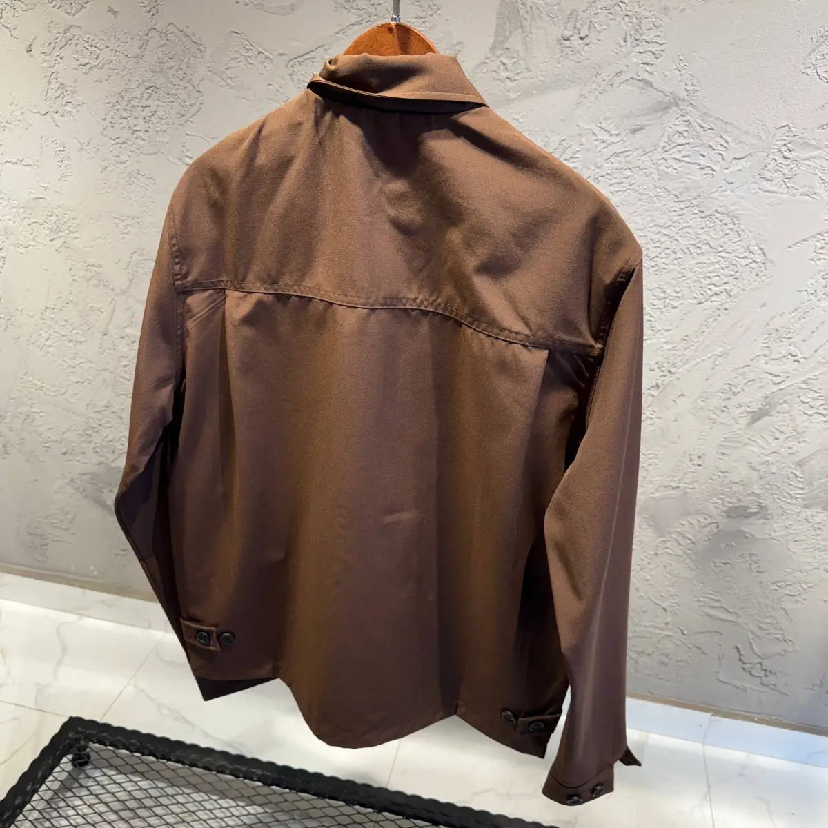 Prada Logo Detaylı Kahverengi Ceket