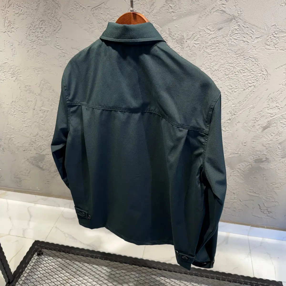 Prada Logo Detaylı Su Yeşili Ceket