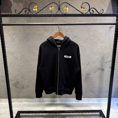 Jacquemus Siyah Logo Detaylı Kapşonlu Sweatshirt