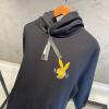 Amiri Siyah Baskılı Hoodie