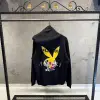 Amiri Siyah Baskılı Hoodie