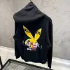 Amiri Siyah Baskılı Hoodie