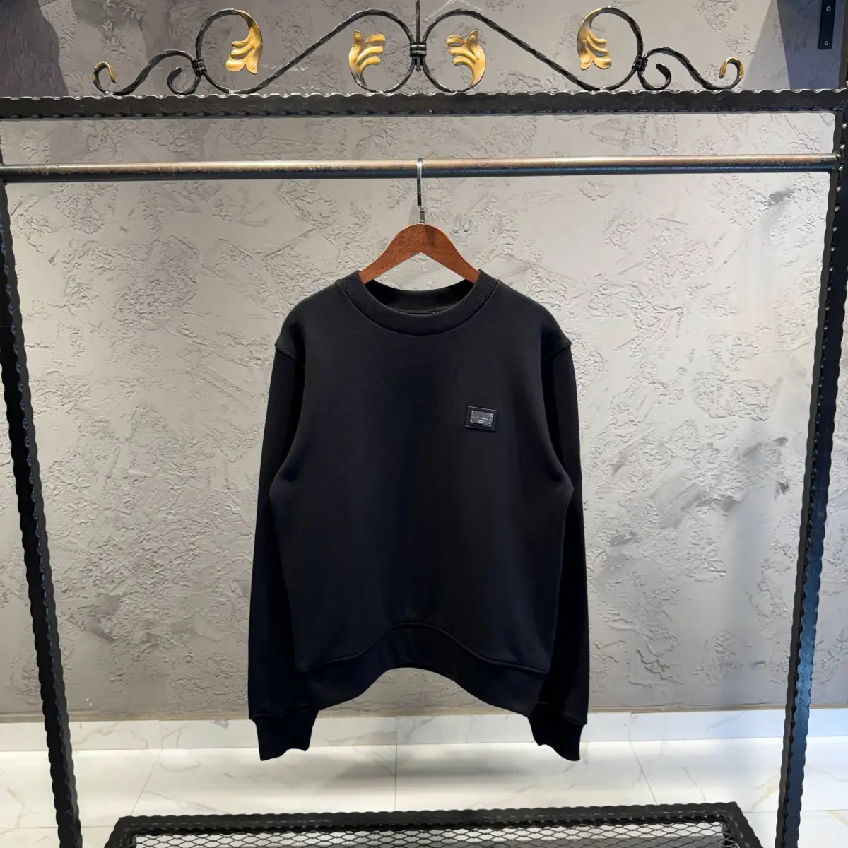 Dolce Gabbana Siyah Tokalı Sweatshirt