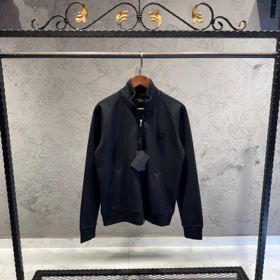 Prada Fermuarli Siyah Sweatshirt