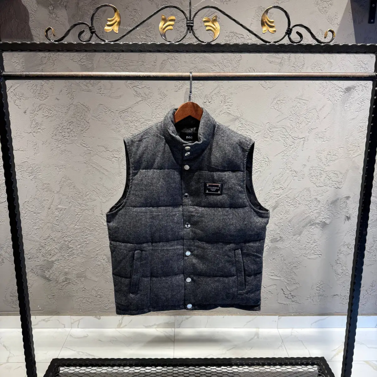 Dolce Gabbana Gri Tokalı Yelek