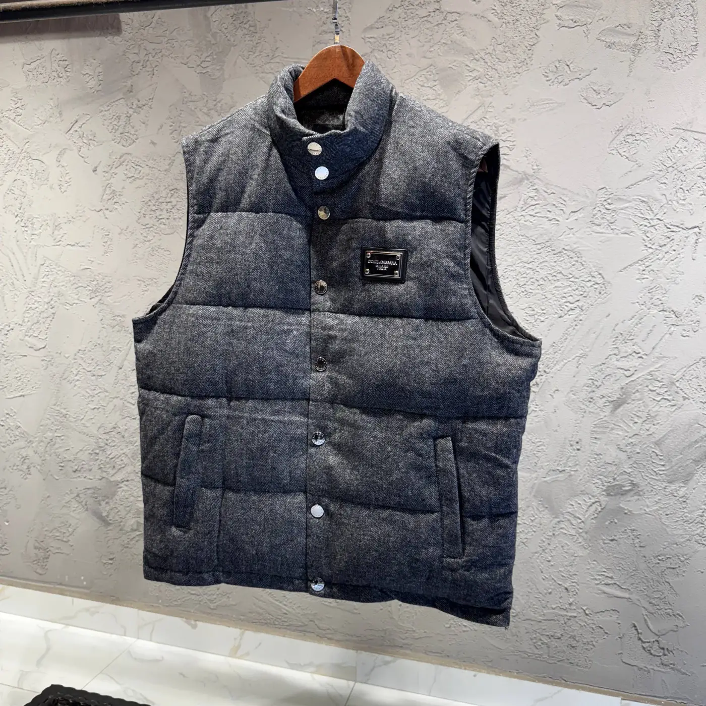 Dolce Gabbana Gri Tokalı Yelek