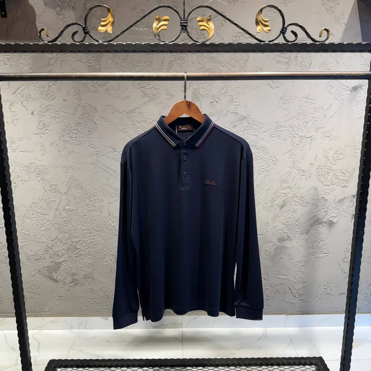 Loro Piana Lacivert İthal Uzunkol