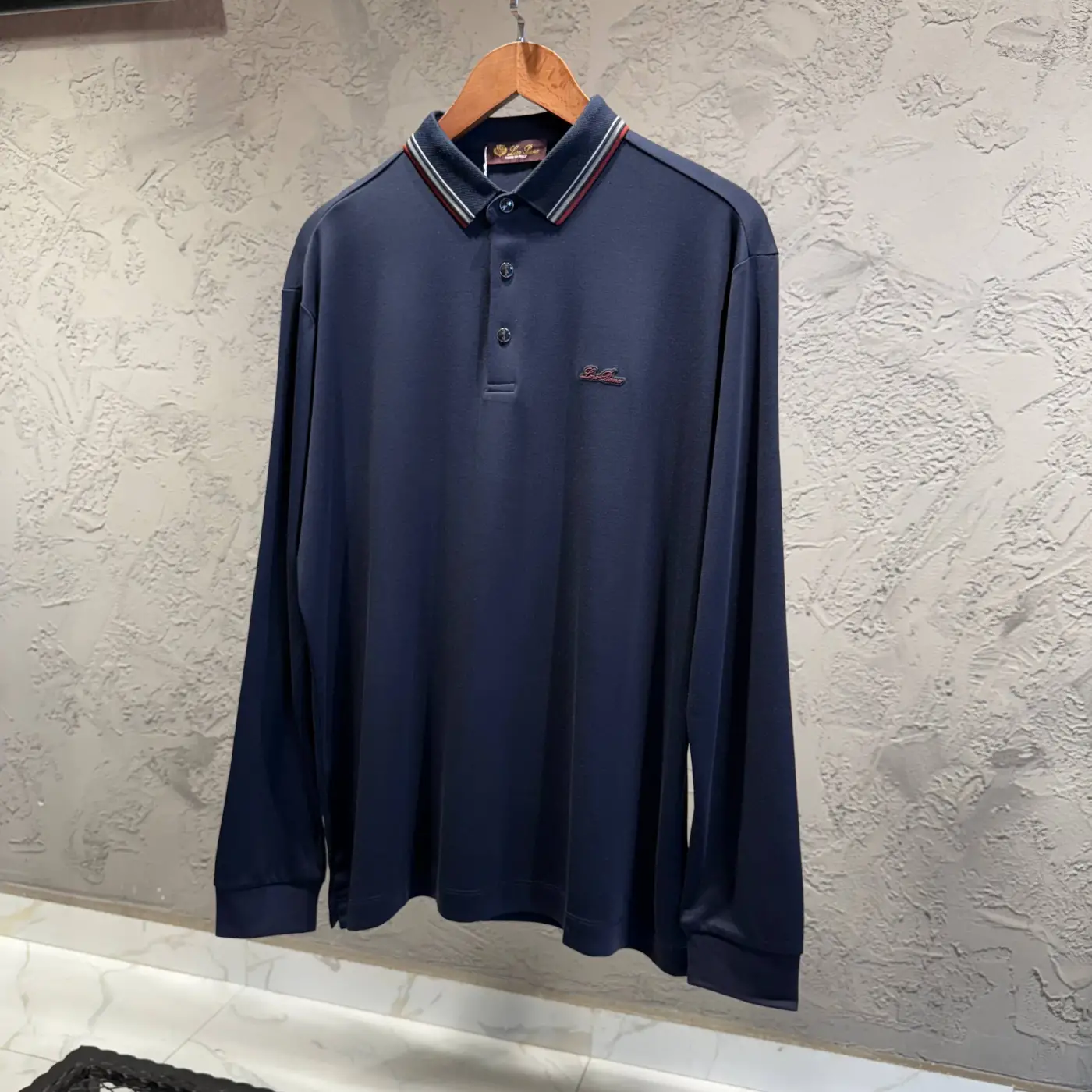 Loro Piana Lacivert İthal Uzunkol