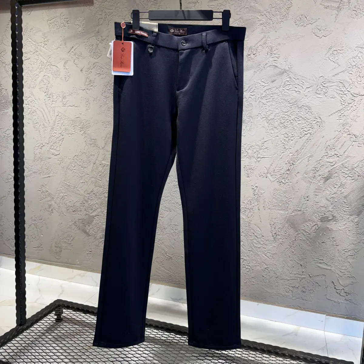 Loro Piana Siyah İthal Kalın Jogger