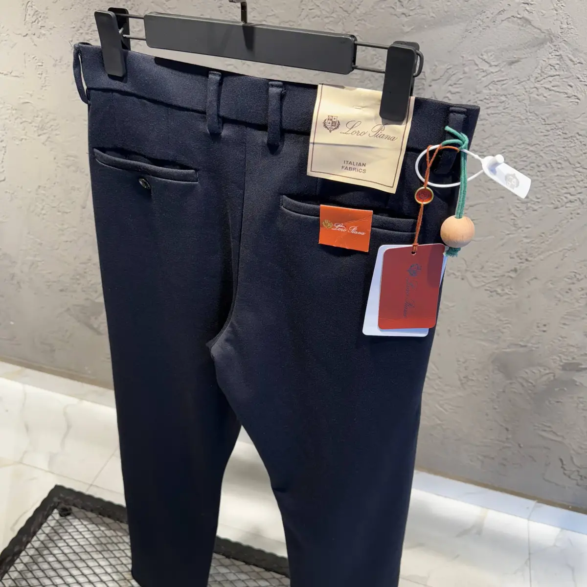 Loro Piana Siyah İthal Kalın Jogger