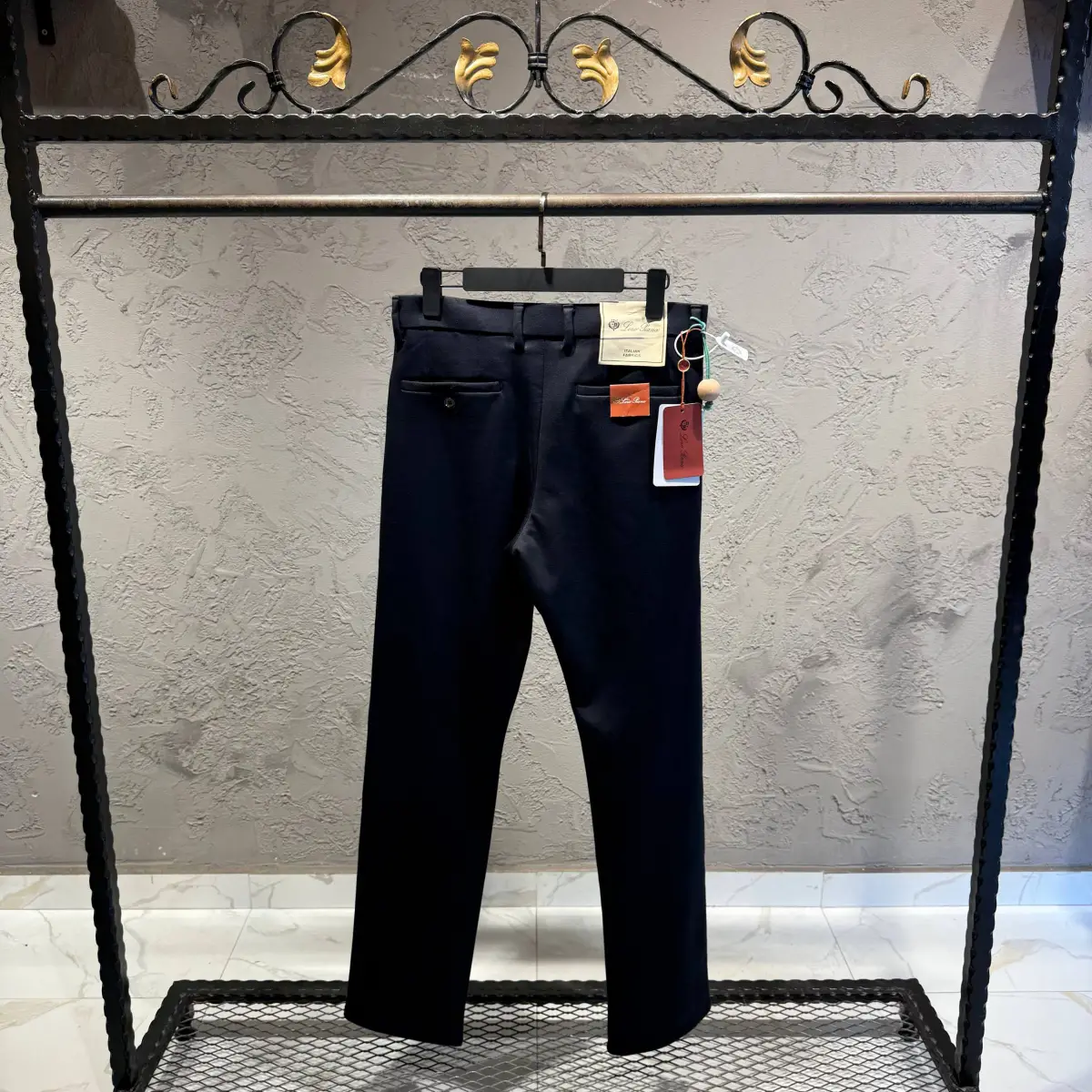 Loro Piana Siyah İthal Kalın Jogger