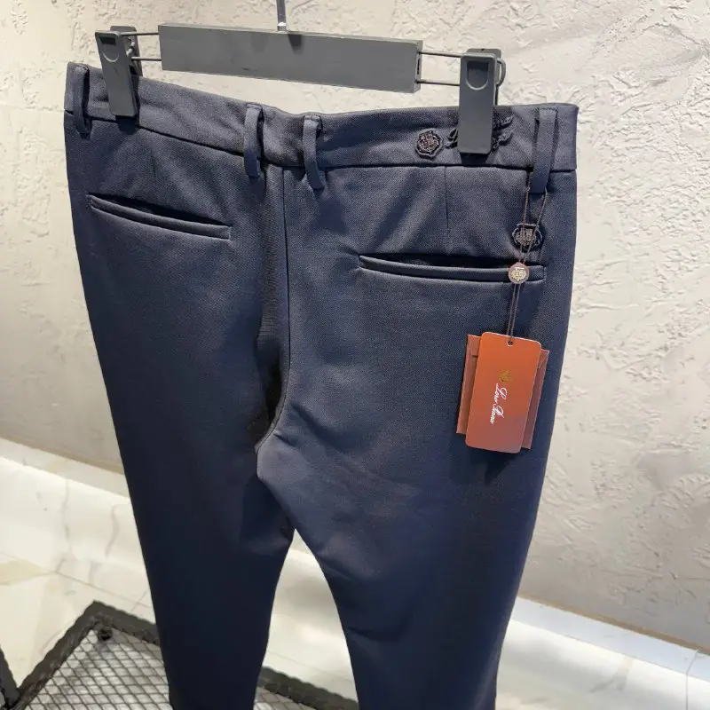 Loro Piana Siyah İthal Kalın Jogger